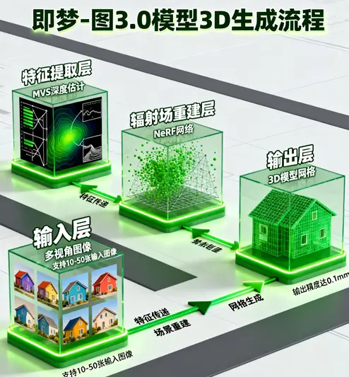 即梦图3D生成流程