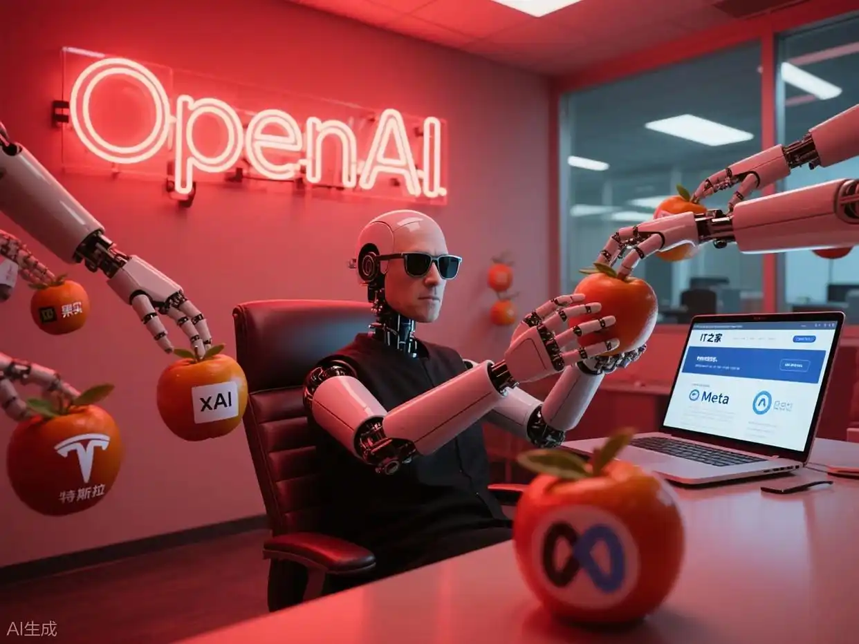 硅谷AI人才争夺战升级!OpenAI反挖四位巨头技术核心,剑指“星际之门”
