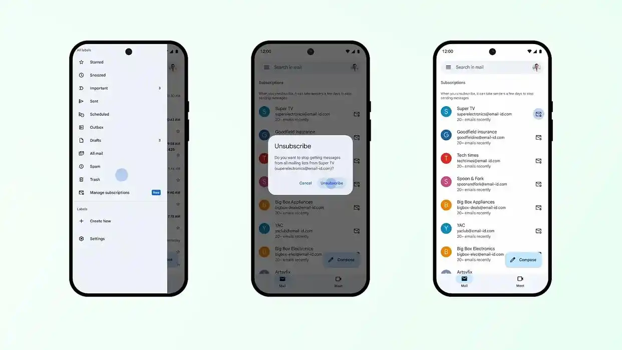 谷歌Gmail「管理订阅」功能上线!一键退订+违规发件人屏蔽指南
