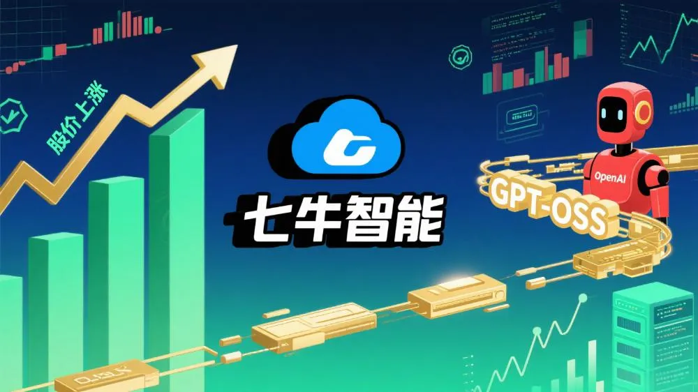 七牛智能股价强势上扬,七牛云率先集成OpenAI开源模型GPT-OSS