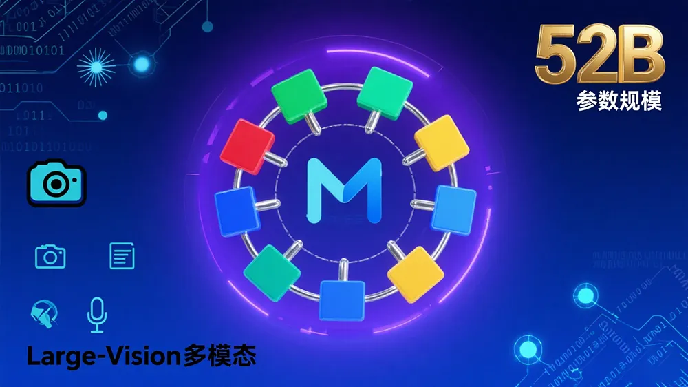 腾讯混元Large-Vision多模态模型:MoE架构52B参数,支持任意分辨率输入
