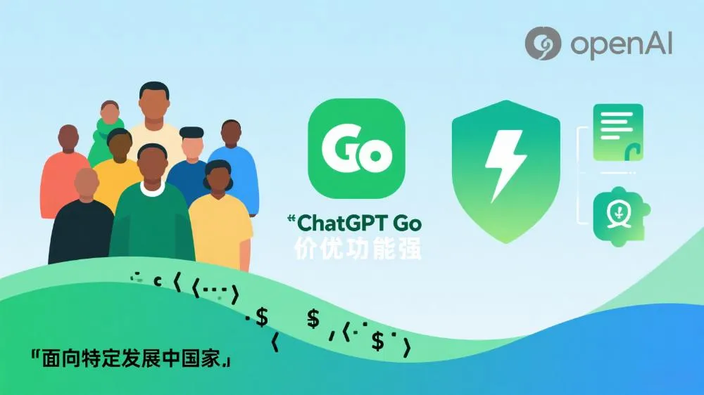 OpenAI推出ChatGPT Go:发展中国家专属的AI平权计划