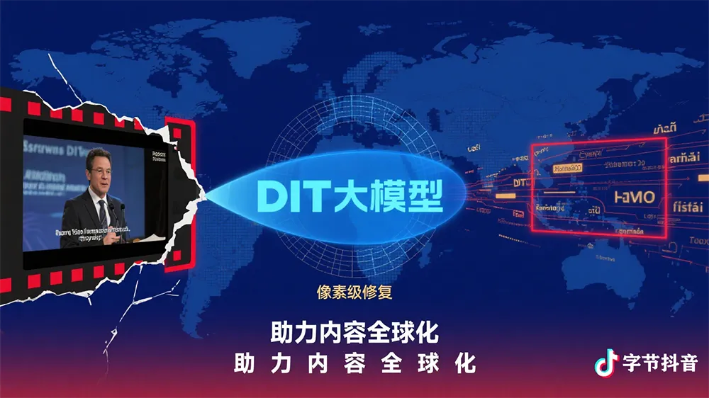 字节跳动DiT大模型:视频字幕无痕擦除技术,像素级修复赋能全球内容传播