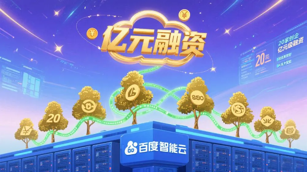 百度智能云“AI创投加速计划”助20家创企获亿元融资