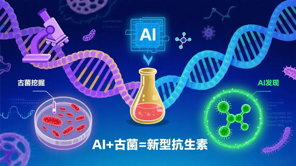 美国宾大团队运用AI从技术古菌中发现新型抗菌化合物,助研新抗生素