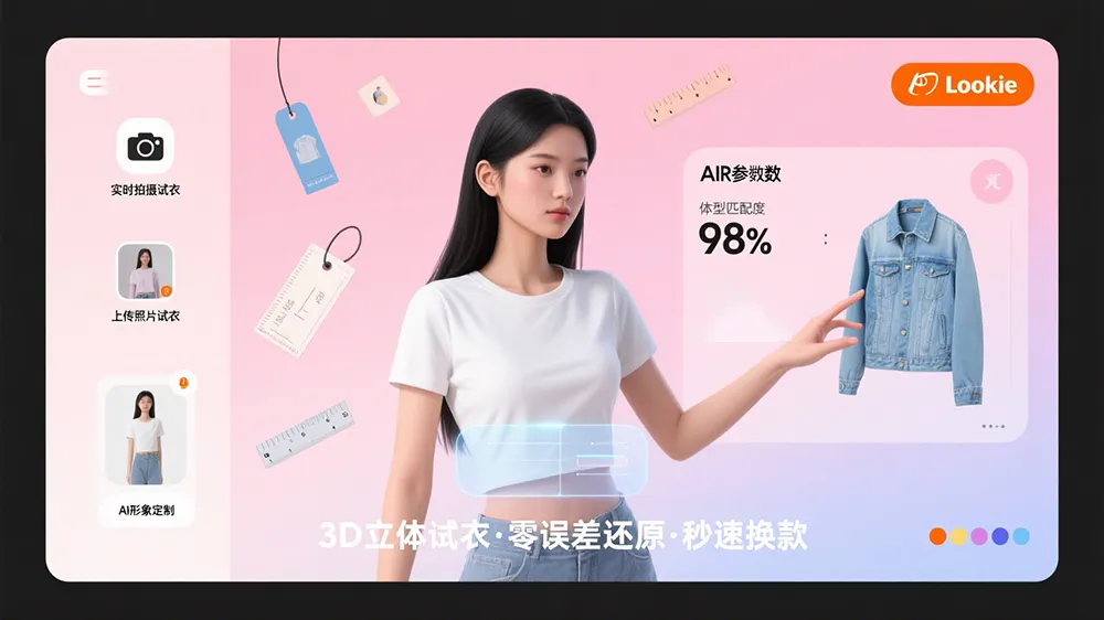 Lookie : 阿里Lookie上线!AI试衣App一键生成数字分身,解锁虚拟穿搭自由