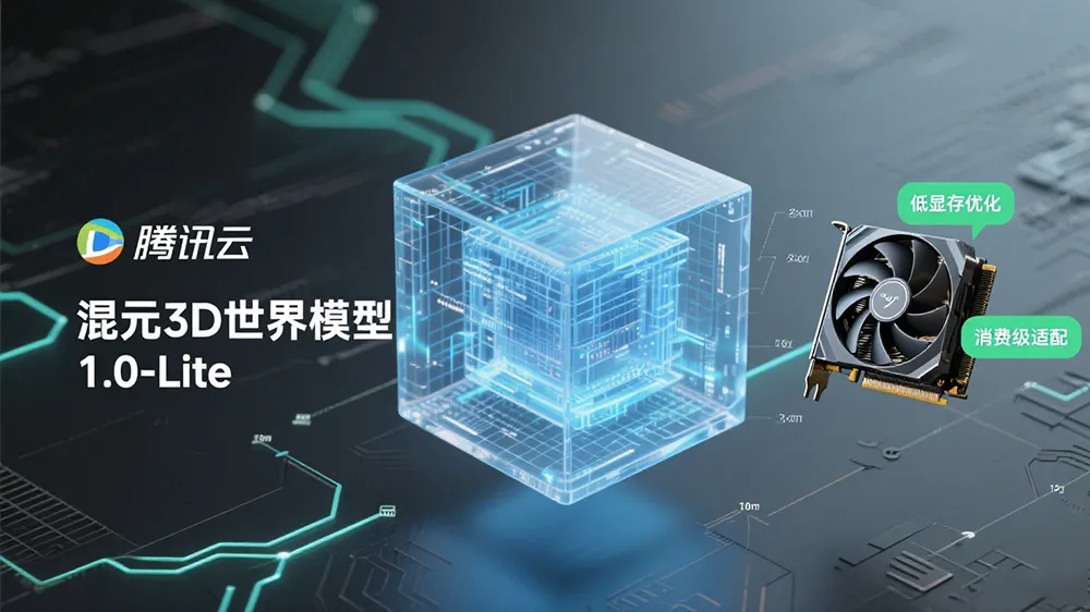 腾讯开源混元3D世界模型 1.0-Lite 版,消费级显卡也能玩转3D创作