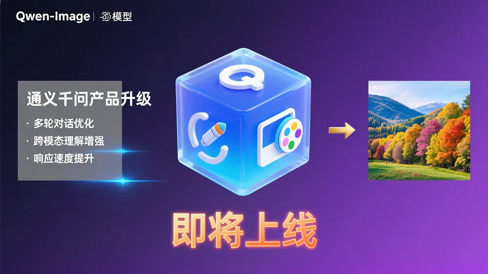 通义千问升级多款产品,Qwen-Image图片编辑模型即将上线
