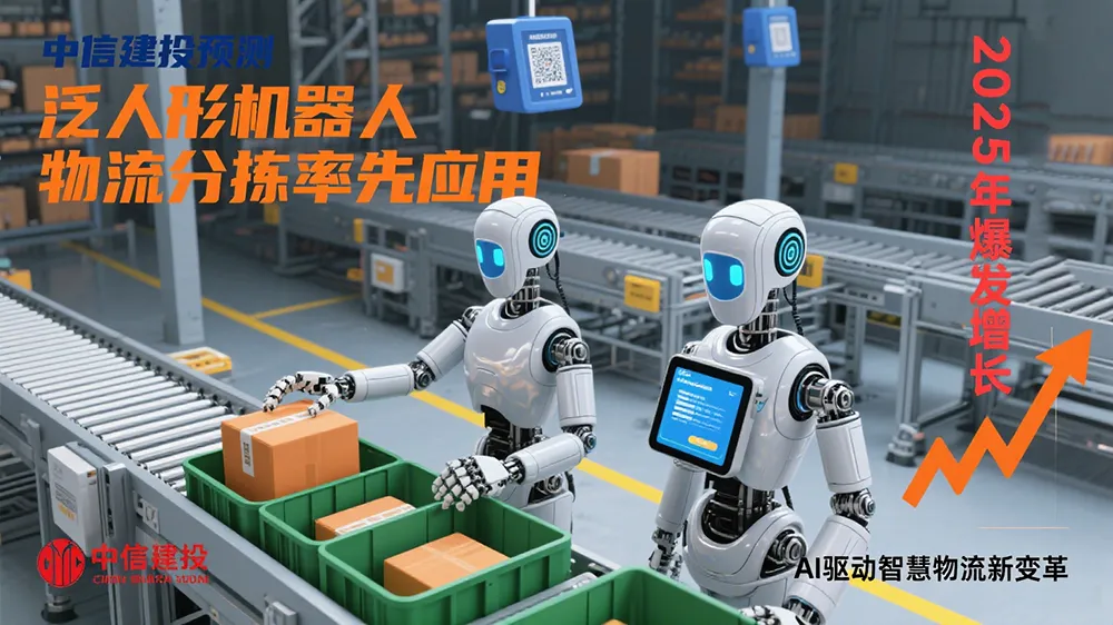 物流分拣效率提升200%:泛人形机器人明年将替代百万岗位