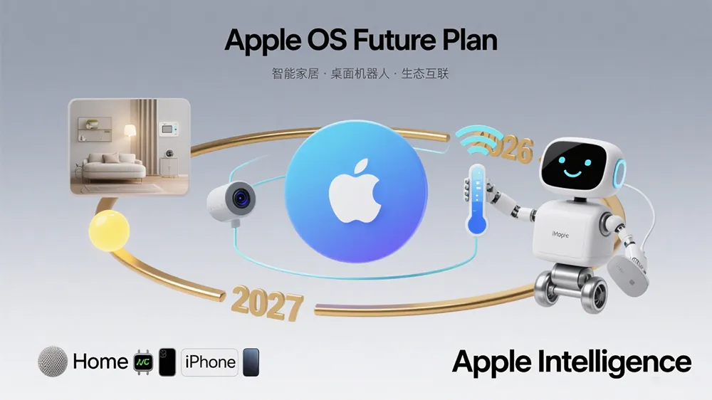 苹果“Charismatic”系统:2026重构智能家居,2027定义机器人交互