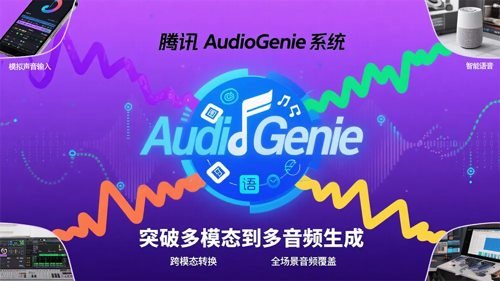 电影级音效零门槛:腾讯AudioGenie实现多模态一键生成