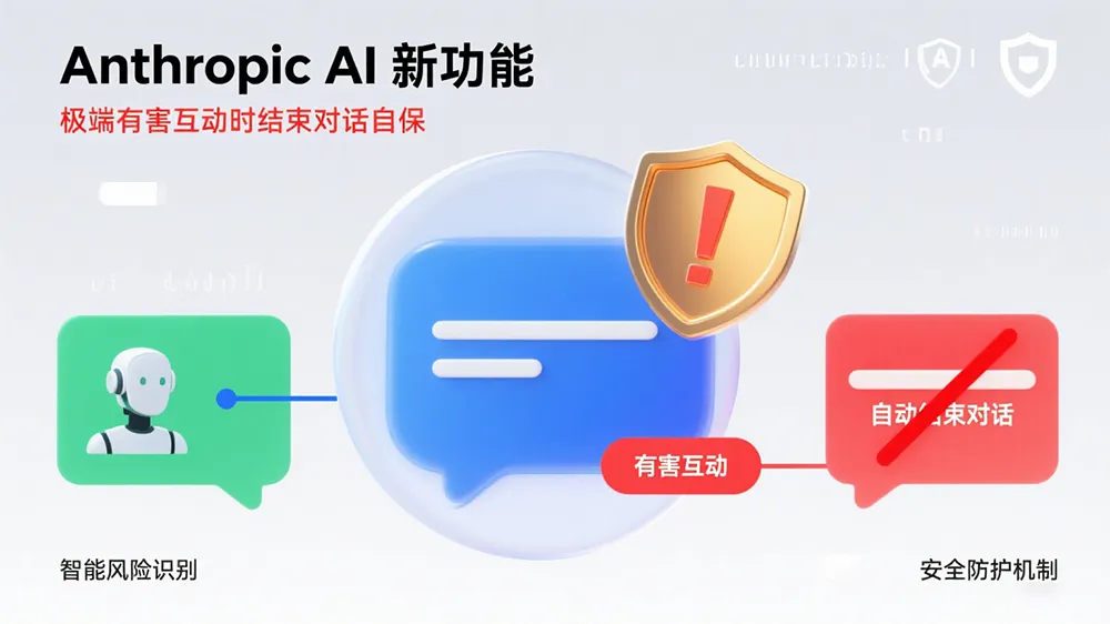 AI自保机制:Claude模型新增极端有害对话终止功能