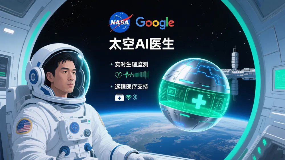深空任务医疗空白怎么填补?NASA与谷歌联合打造AI太空医生