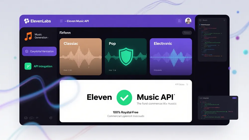 首款全授权AI音乐接口面世:Eleven Music API破解商用版权困局