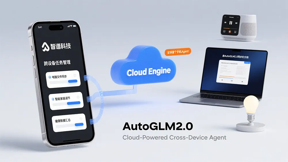 智谱AutoGLM 2.0全球首发:手机Agent实现云端跨设备操作,重塑智能助手边界