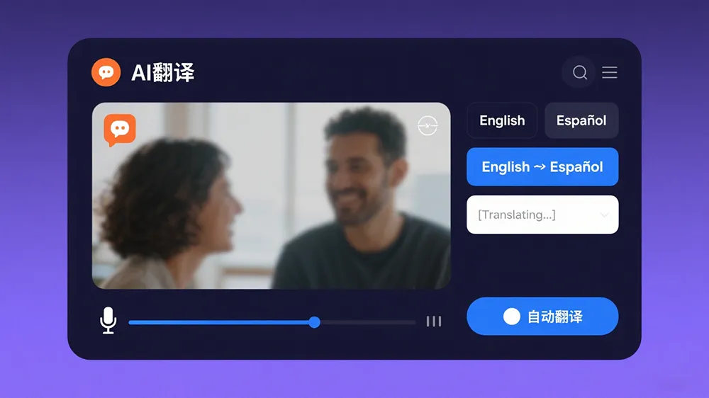 Meta全球上线AI语音翻译:英语西语短视频一键跨语言,保留原声唇形同步