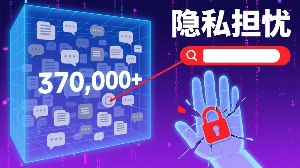 马斯克xAI的Grok超37万条聊天记录及文件可被搜索引擎获取,引发隐私担忧。