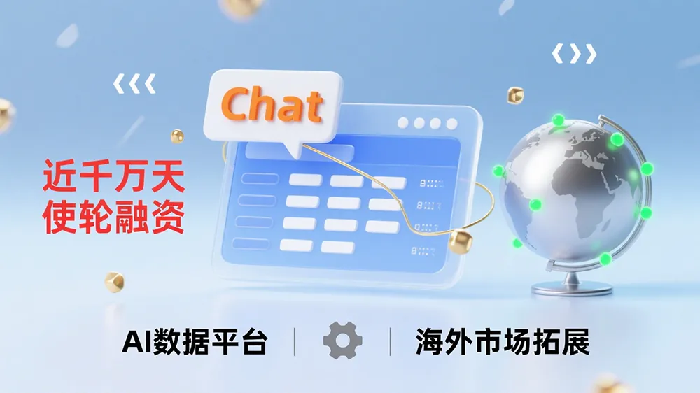ChatExcel完成近千万天使轮融资,推进AI数据平台并拓海外市场。