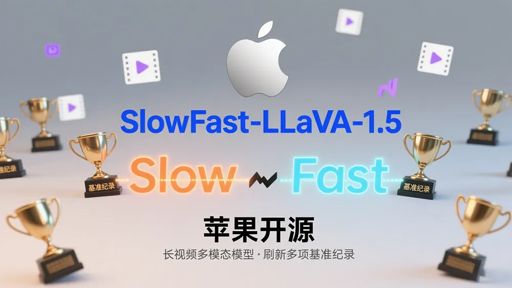 SlowFast-LLaVA-1.5长视频多模态模型