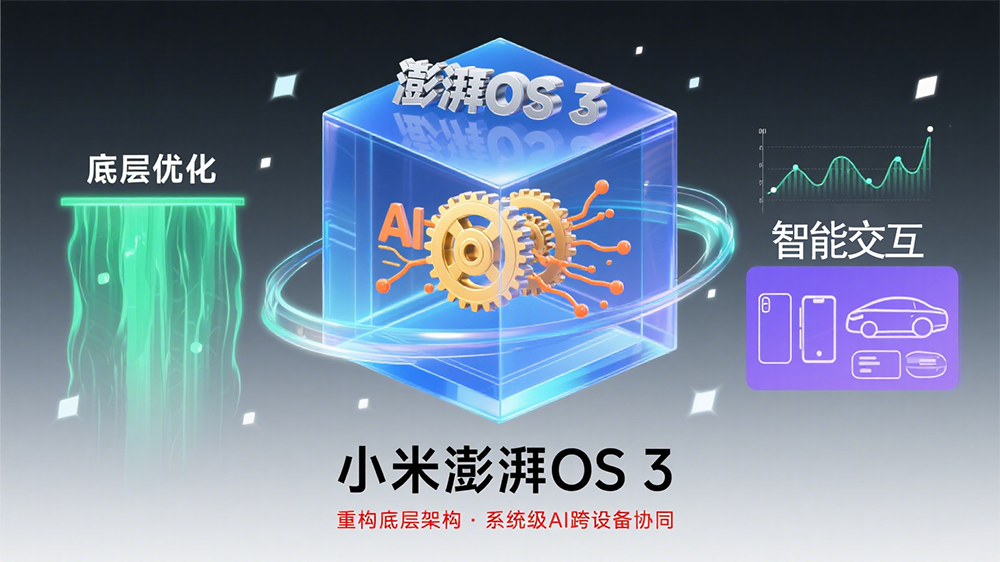 小米澎湃OS 3将发布,通过底层优化 系统级AI全面提升体验