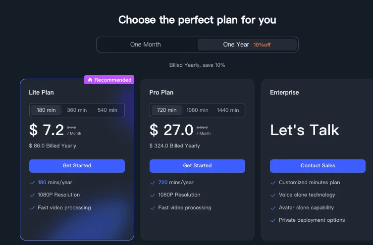 Keevx - 5分钟生成AI数字人视频工具