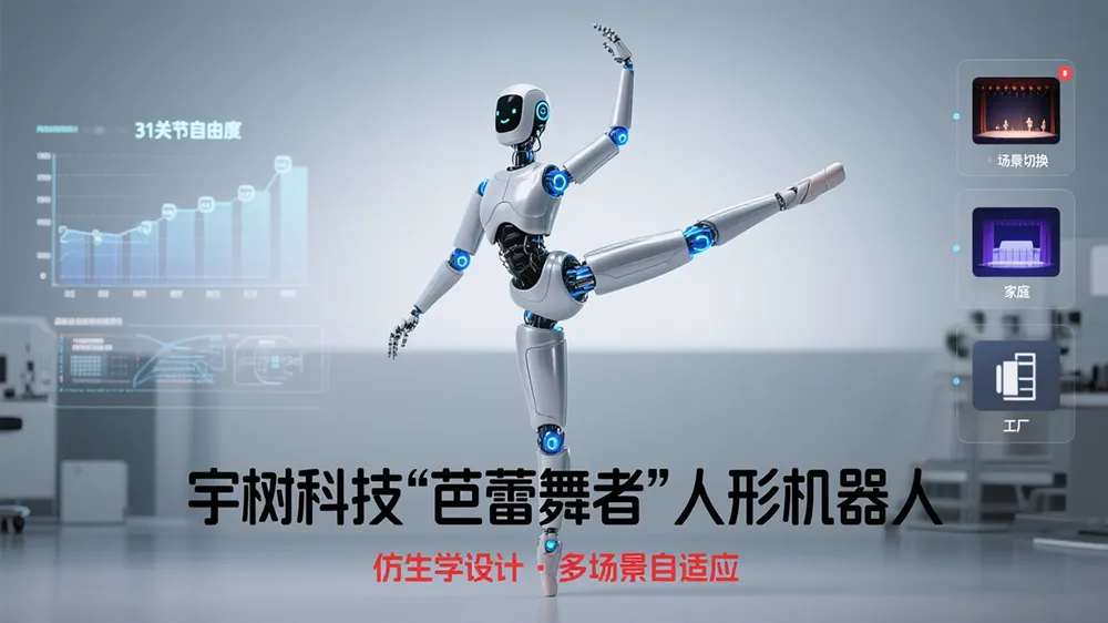 宇树科技“芭蕾舞者”人形机器人
