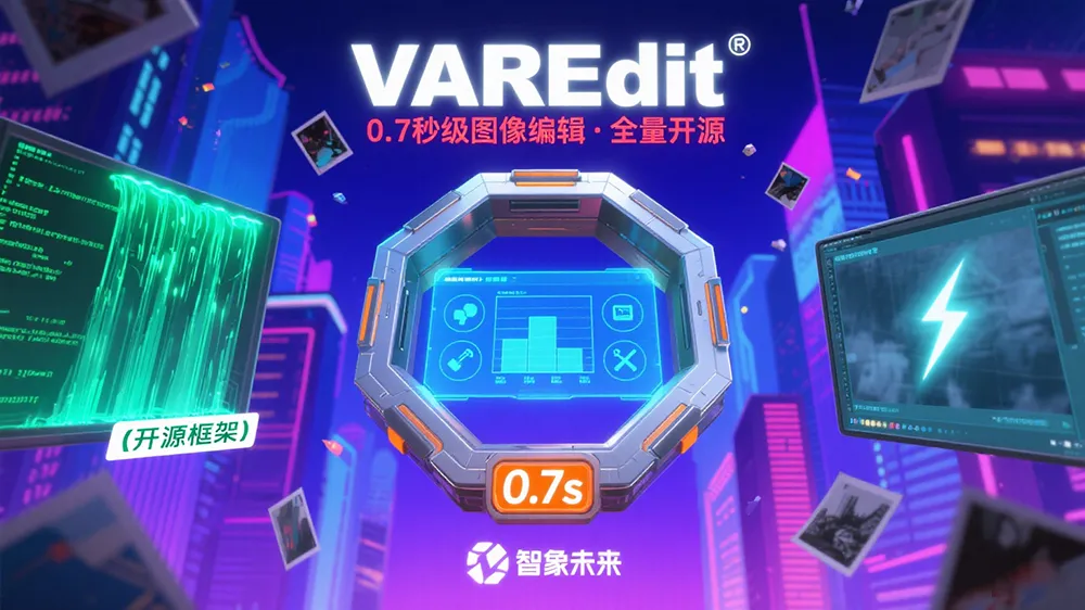 VAREdit图像编辑框架 – 0.7秒极速编辑