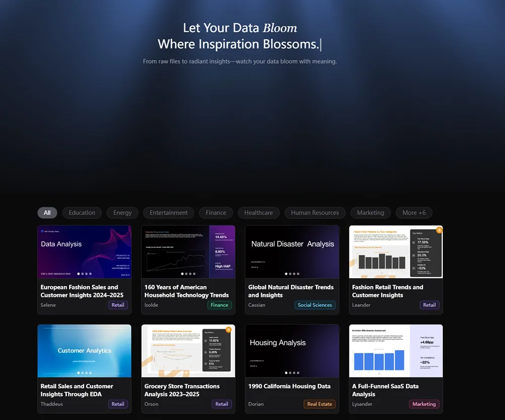 Bloom – 10倍速精准决策智能体