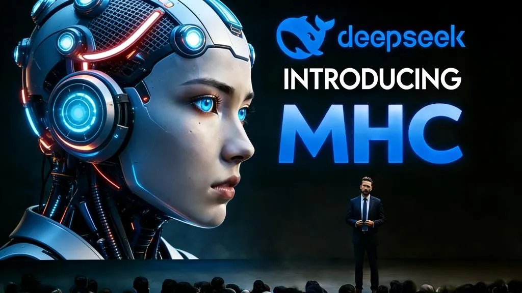 DeepSeek元旦发布mHC架构论文,解决大模型训练超连接稳定性问题。