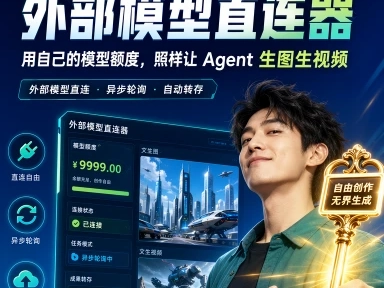 外部模型直连器宣传图